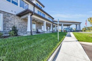 Avail Senior Living | Exterior side view of the porch area