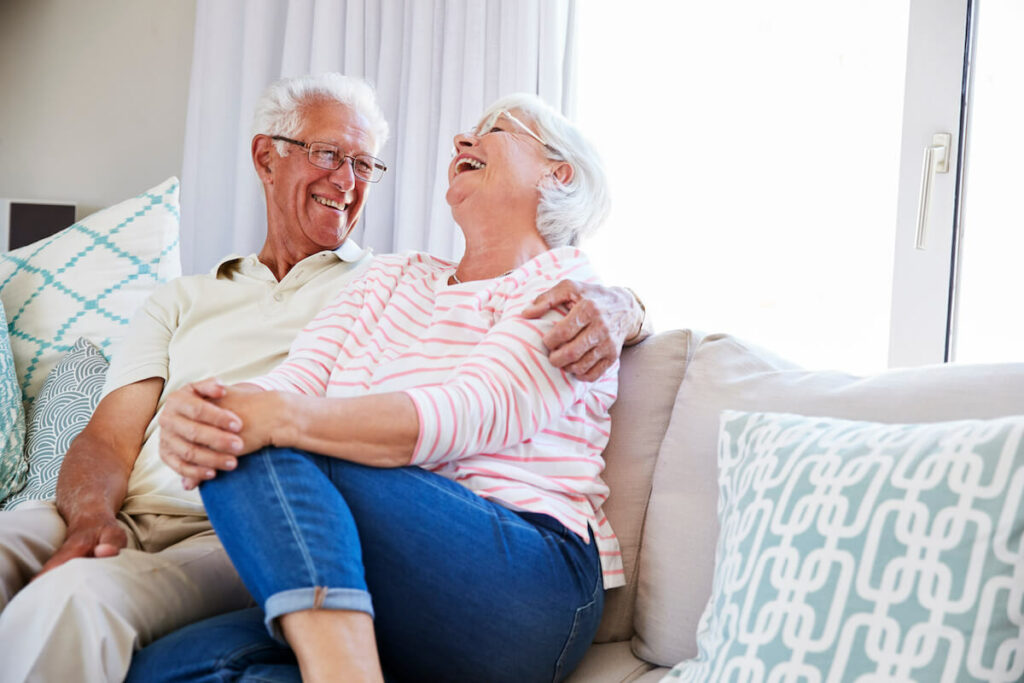 Avail Senior Living | Happy senior couple laughing