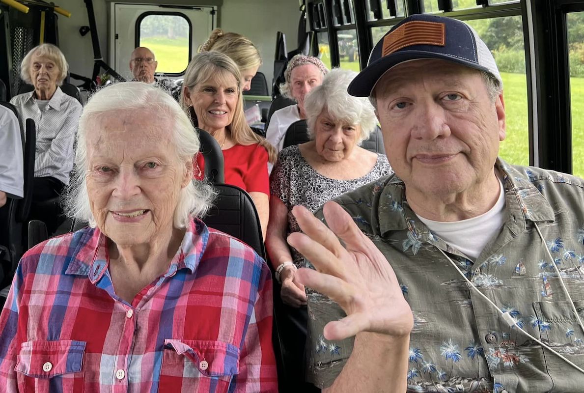 Avail Senior Living | Residents on a bus