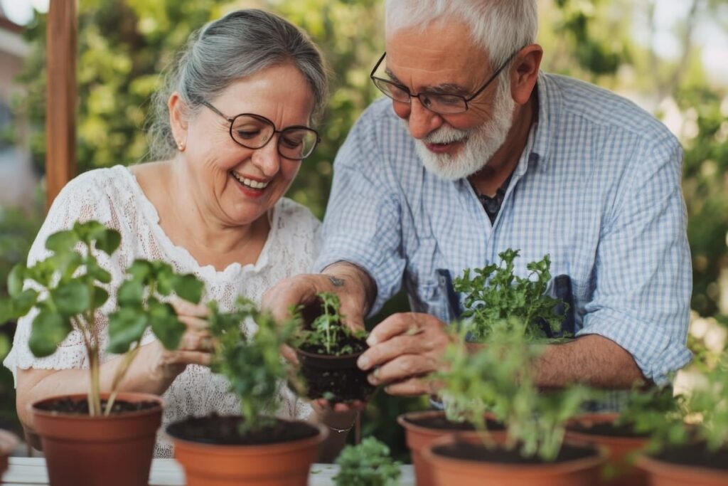 Avail | Senior Couple Gardening