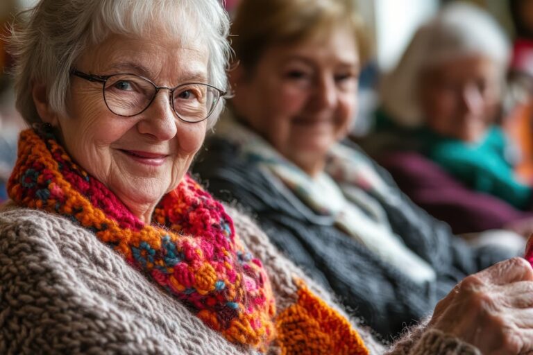 Avail Senior Living | Seniors Knitting Together